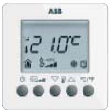 6138/11-83-500 6138/11-84-500 Room Thermostat Fan Coil with Display, SM