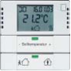 6128-81-102 6128-84-500-102 Room Thermostat with Display and Switch Sensor, 2-fold, FM