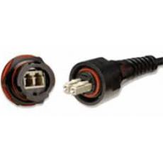 INDUSTRIAL LC FIBER PLUG AND OUTLET