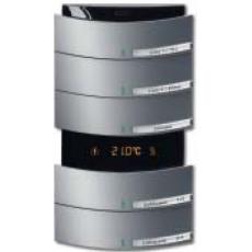 5-fold Control Element with rear-illuminated labelling area and integrated IR reception
