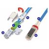 Z-MAX 6A Shielded Modular Cords(ZM6A-S(XX)-(XX))
