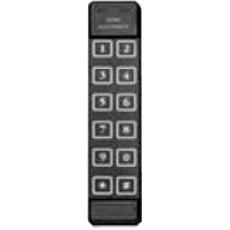 KP-12-BRS Exterior/Interior 2 x 6 Mullion Matrix Keypad,Brass Face Plate