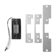 NS5100 Dual Voltage Electric Door Strike, 3 Face Plates