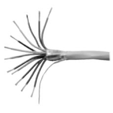 NCP18121-YL 18AWG/12 Conductor Plenum Keypad Cable, Yellow – 1000'