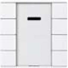 MTN628419,polar white,Push-button, 4-gang plus with IR receiver