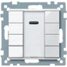 MTN627914,anthracite,Push-button, 4-gang plus with IR receiver