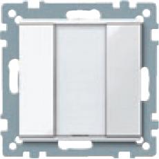 MTN627560,aluminium,Push-button, 1-gang plus