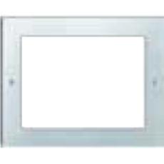MTN489960,Diamond silver,Real glass frame for IP touch panel 10”