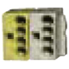 MTN689702,yellow/white,Branch terminal,