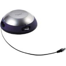 OCSW05P100,Tabletop Patch Hub, Retractable cables,Cat6,10/100Base, 4 Ports, without Plug