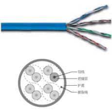 ACT4P5EUCM3RBBU,Category5e, 4pr UTP Cable 305m Blue, CM