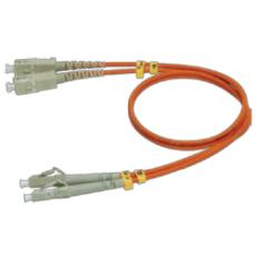ACTFP2CL3M25M20,SC-LC 50um Duplex Multi-mode Patch Cord, 2m