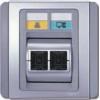 E3000RJ2A6S, WE Category 6, Shuttere...