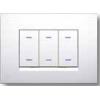 LCH886,WH,Wall switch 6 button, Whit...