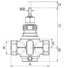 V211T/15/1.6,7211716000,2-way plug valve, PN16，DN15，Kv1.6