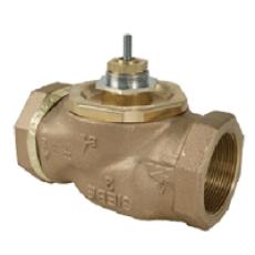 VB-7285-0-4-01,1/2" Globe Valve, Bronze, SS Trim, 2-Way, Cv0.4, Rp thread, stem up closed