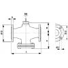 VG221F-80C,PN16,DN80,Kv100,Two-way Pressure Balanced Globe Valve